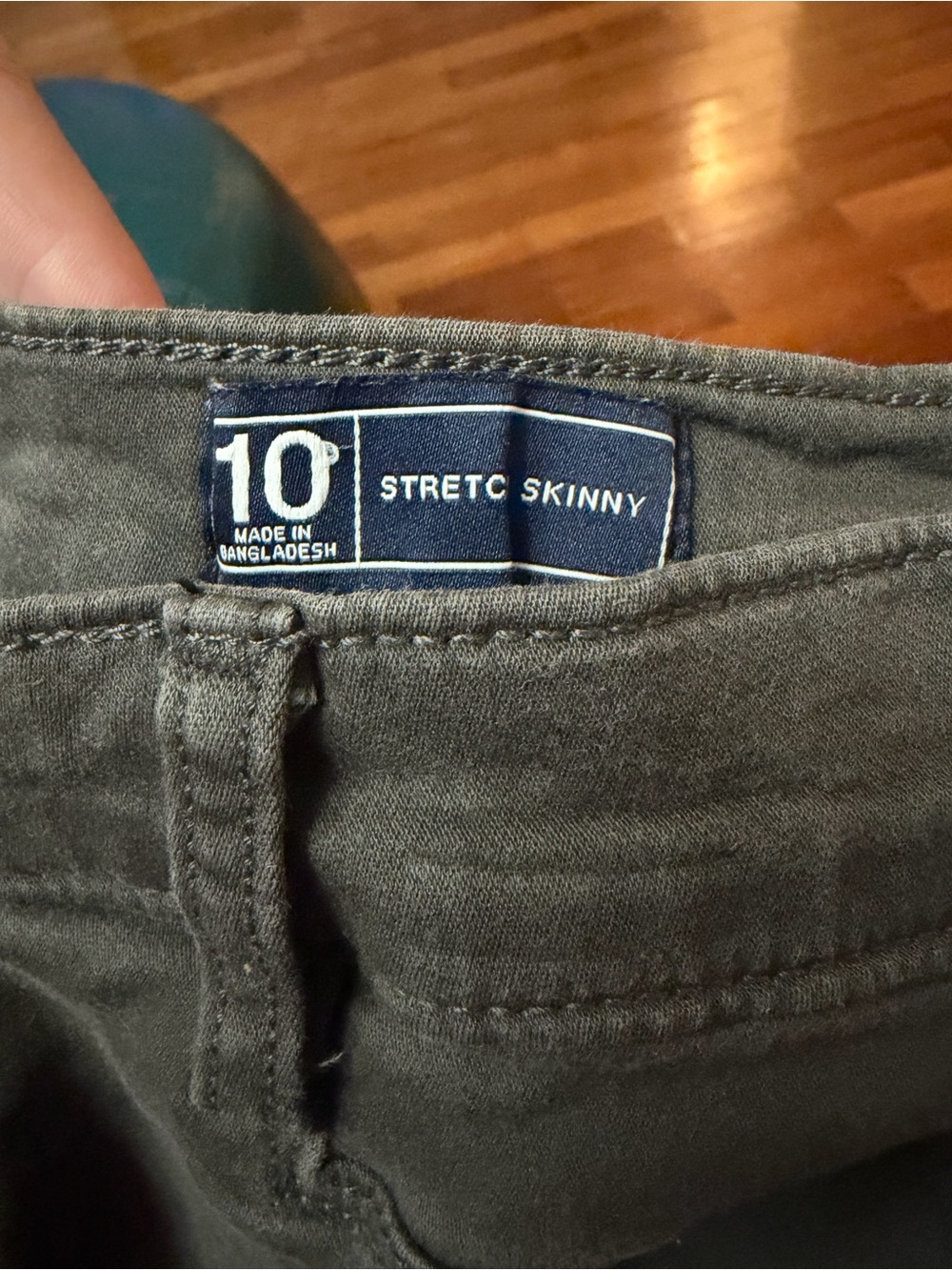 GAP Women's Grey Skinny Jeans Pants Size 10 - Picture 6 of 7